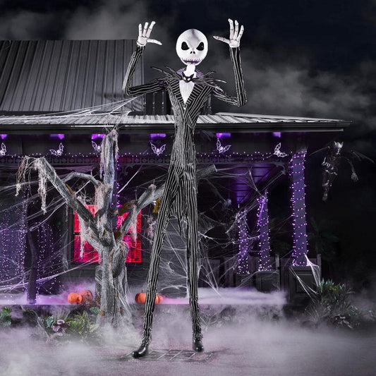 13 ft. Giant-Sized Animated LED Jack Skellington