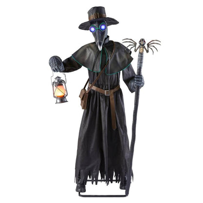 7 ft. Animated LED Plague Doctor