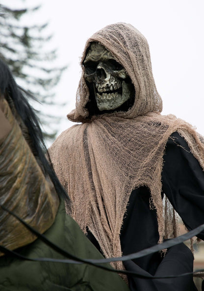 7FT Reaper's Ride Animatronic Halloween Decoration